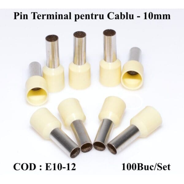 Pini Terminali 10mm Crem