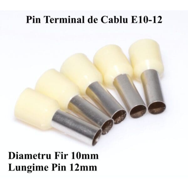 Pini Terminali 10mm Crem