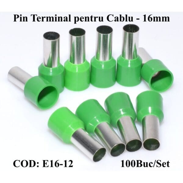 Pini Terminali 16mm Verde