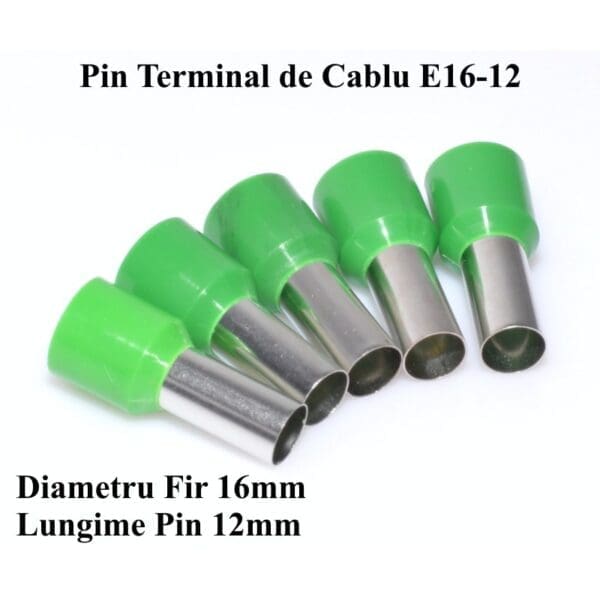 Pini Terminali 16mm Verde