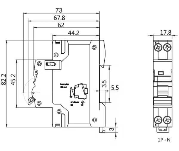 Siguranță Automată Curba B 16A