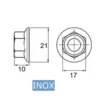 Piuliță Inox M10 cu Flanșă